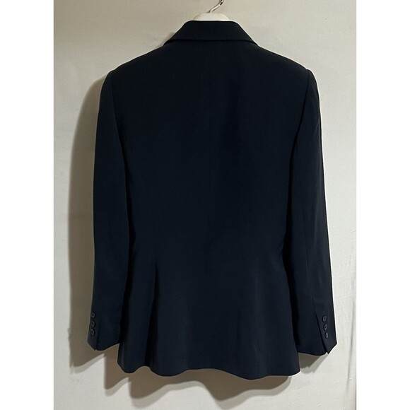 Black Casper vintage blazer mom office preppy Lined Classic Versatile P - Picture 4 of 7
